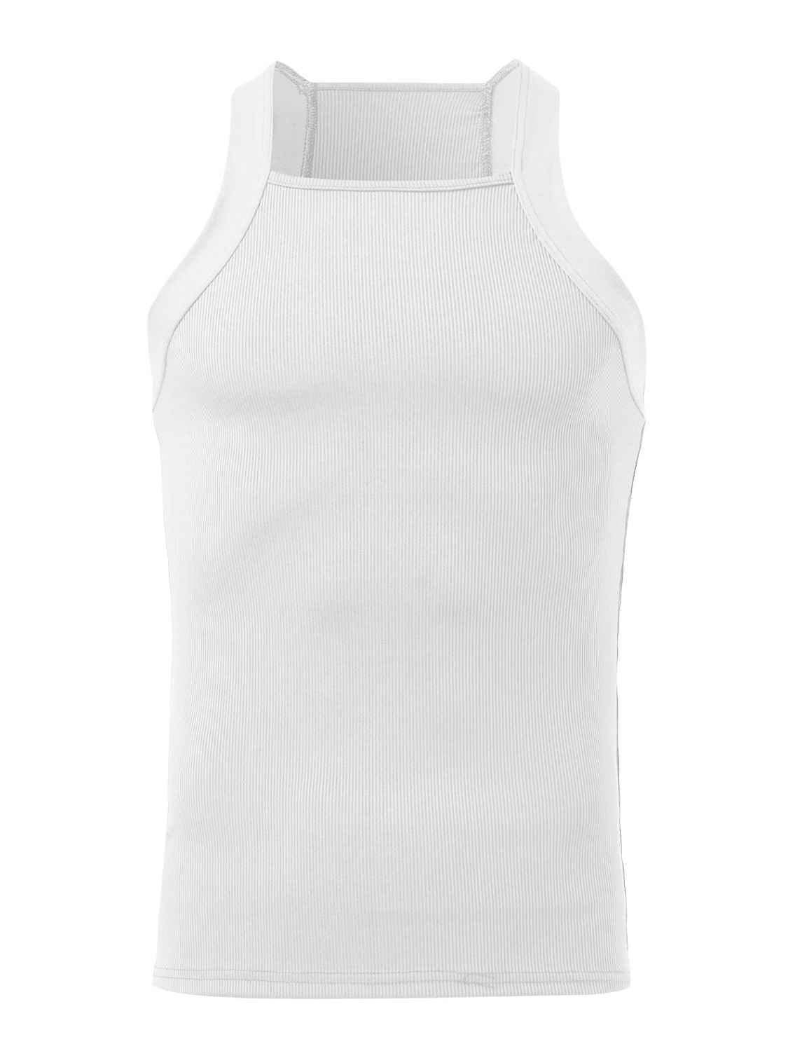Men's Square Neck Wide Strap Tank - Damned Threads