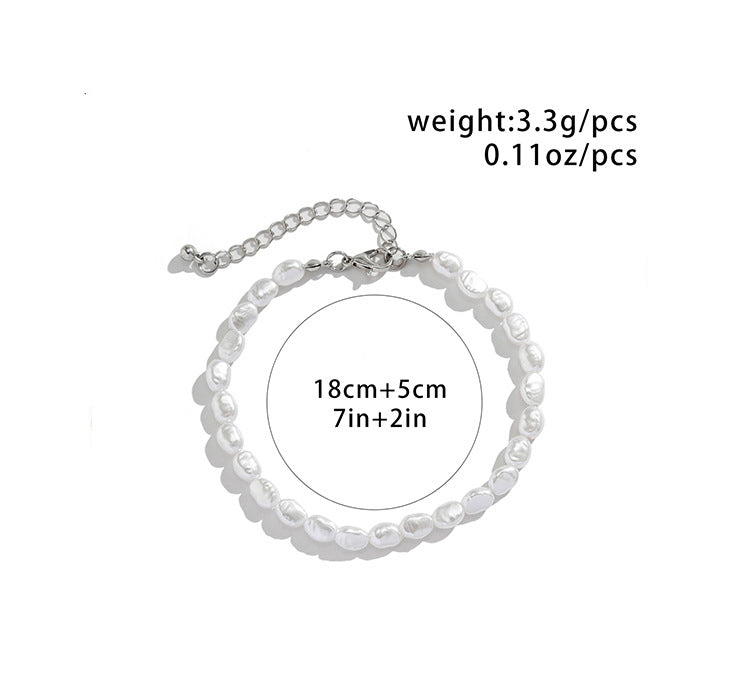 Irregular Pearl Bracelet - Damned Threads