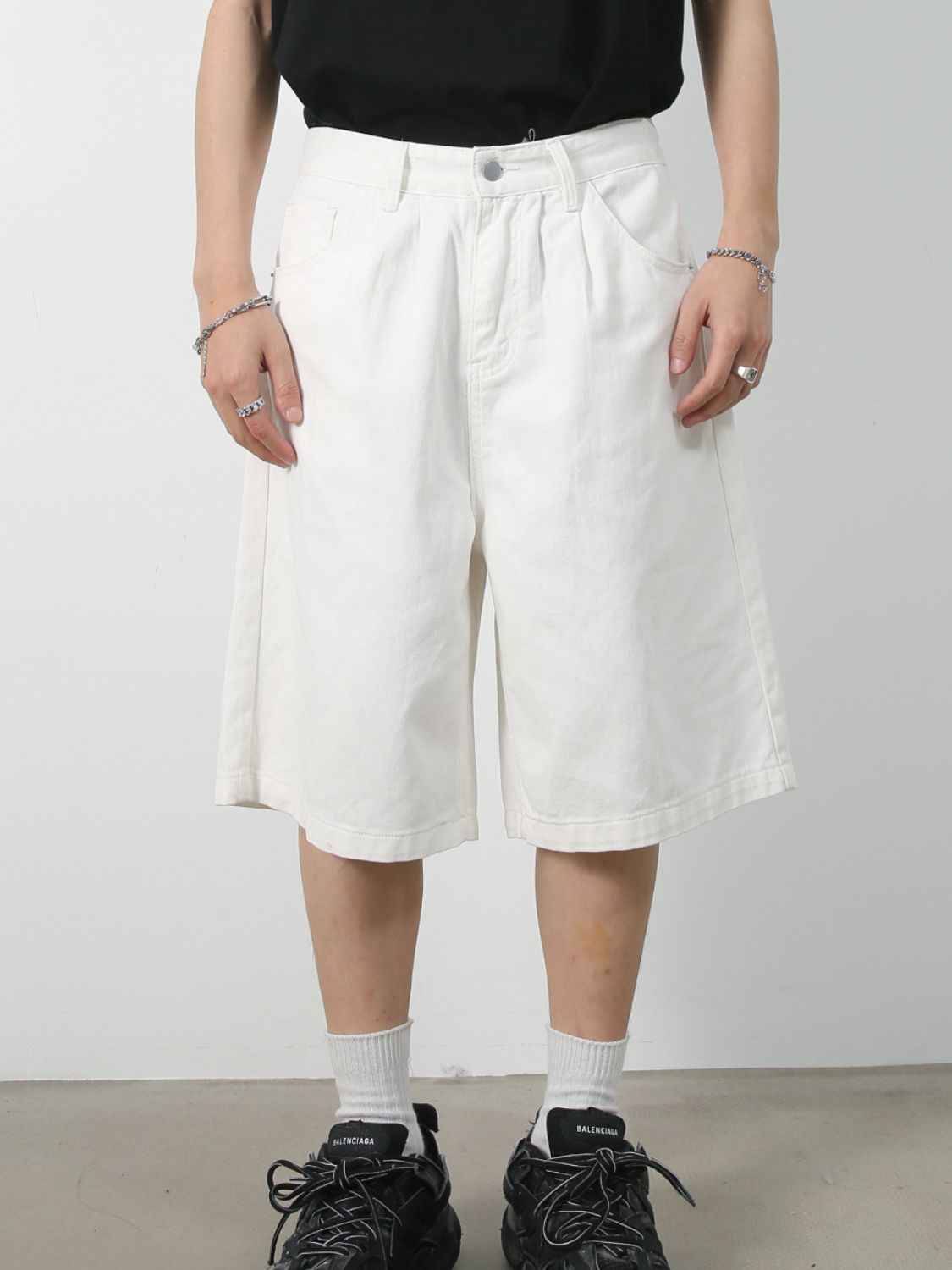 Mid Rise Denim Shorts - Damned Threads