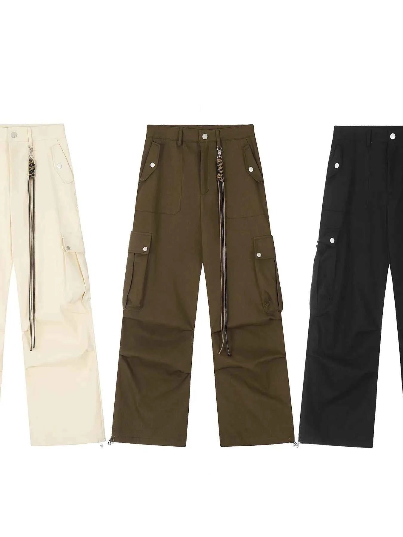 Men's Wide Leg Cargo Pants