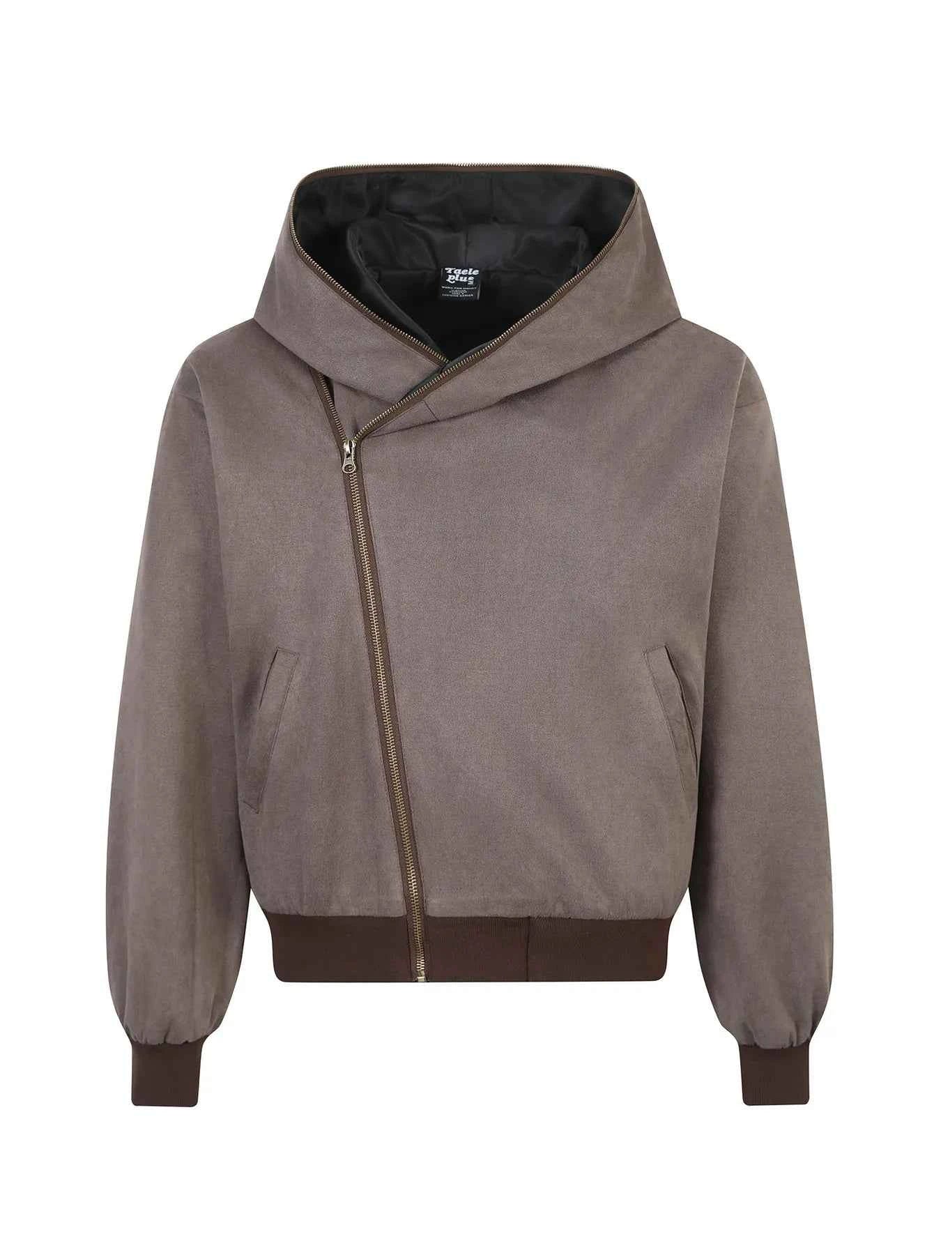 Men's Long Sleeve Hooded Zip-Up Jacket