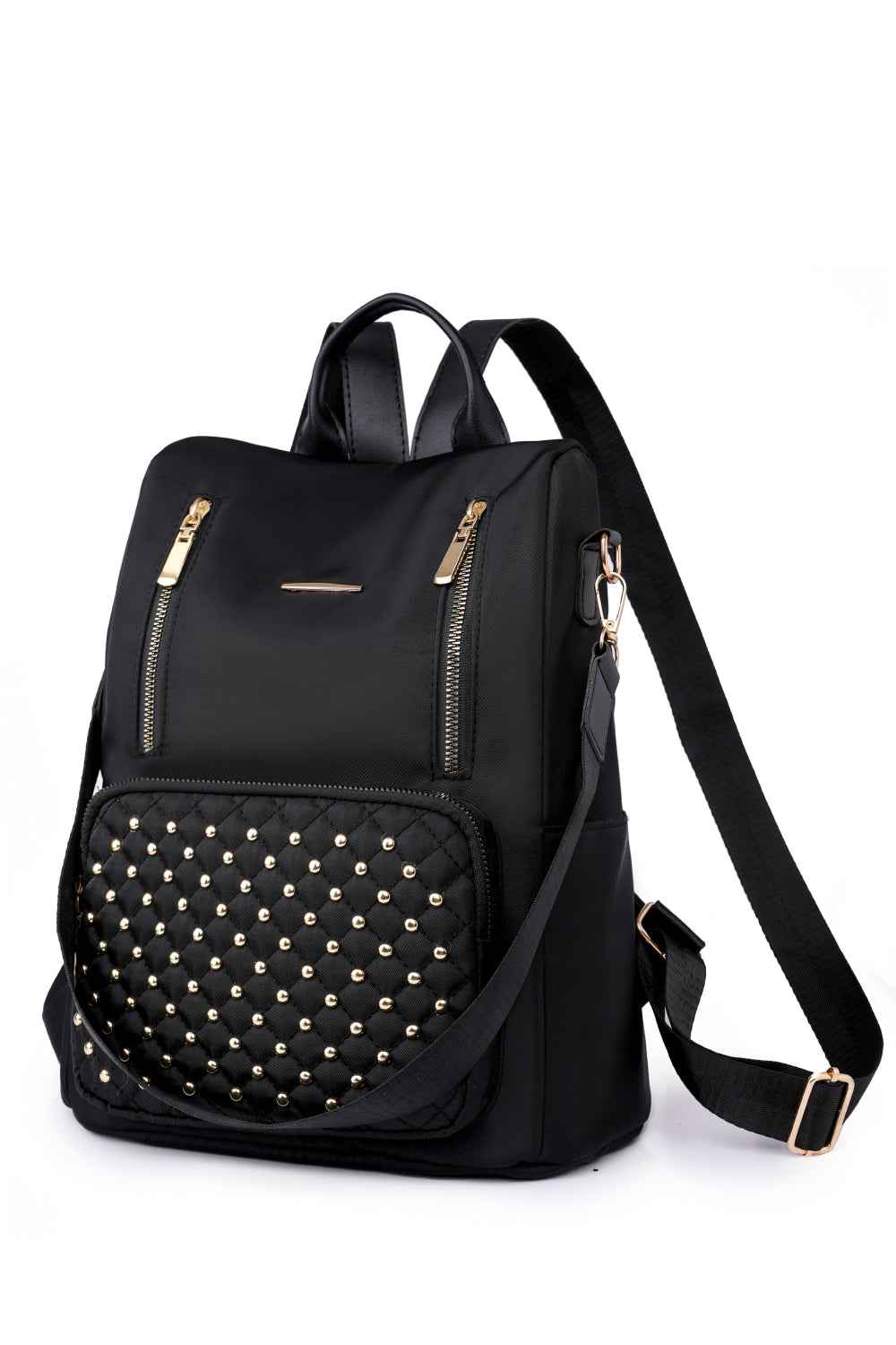 Zipper Pocket Beaded Backpack - Damned Threads