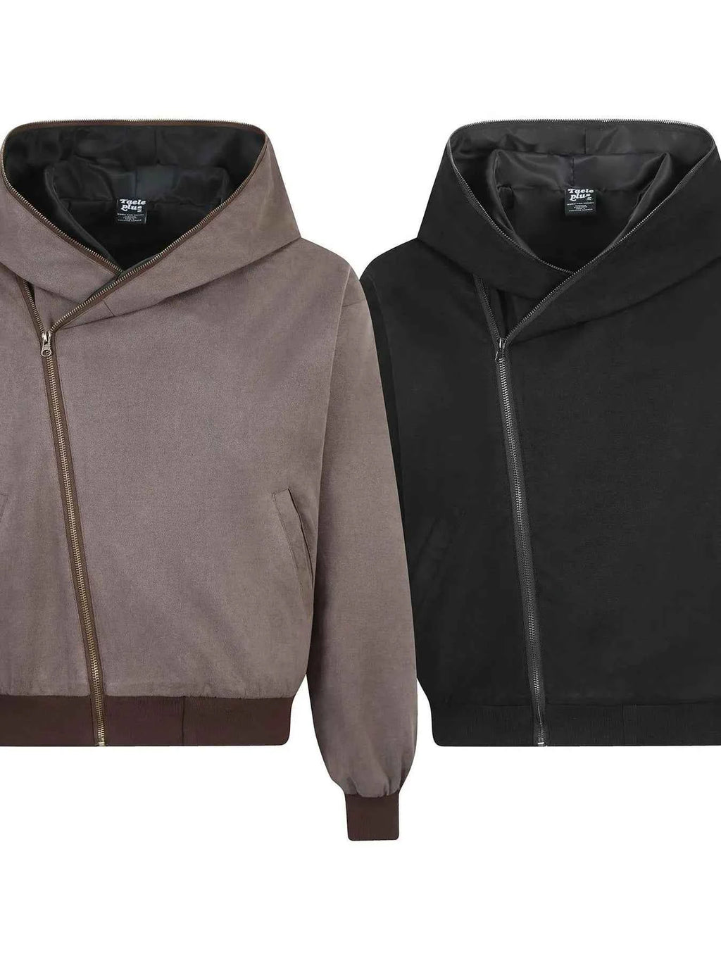 Men's Long Sleeve Hooded Zip-Up Jacket