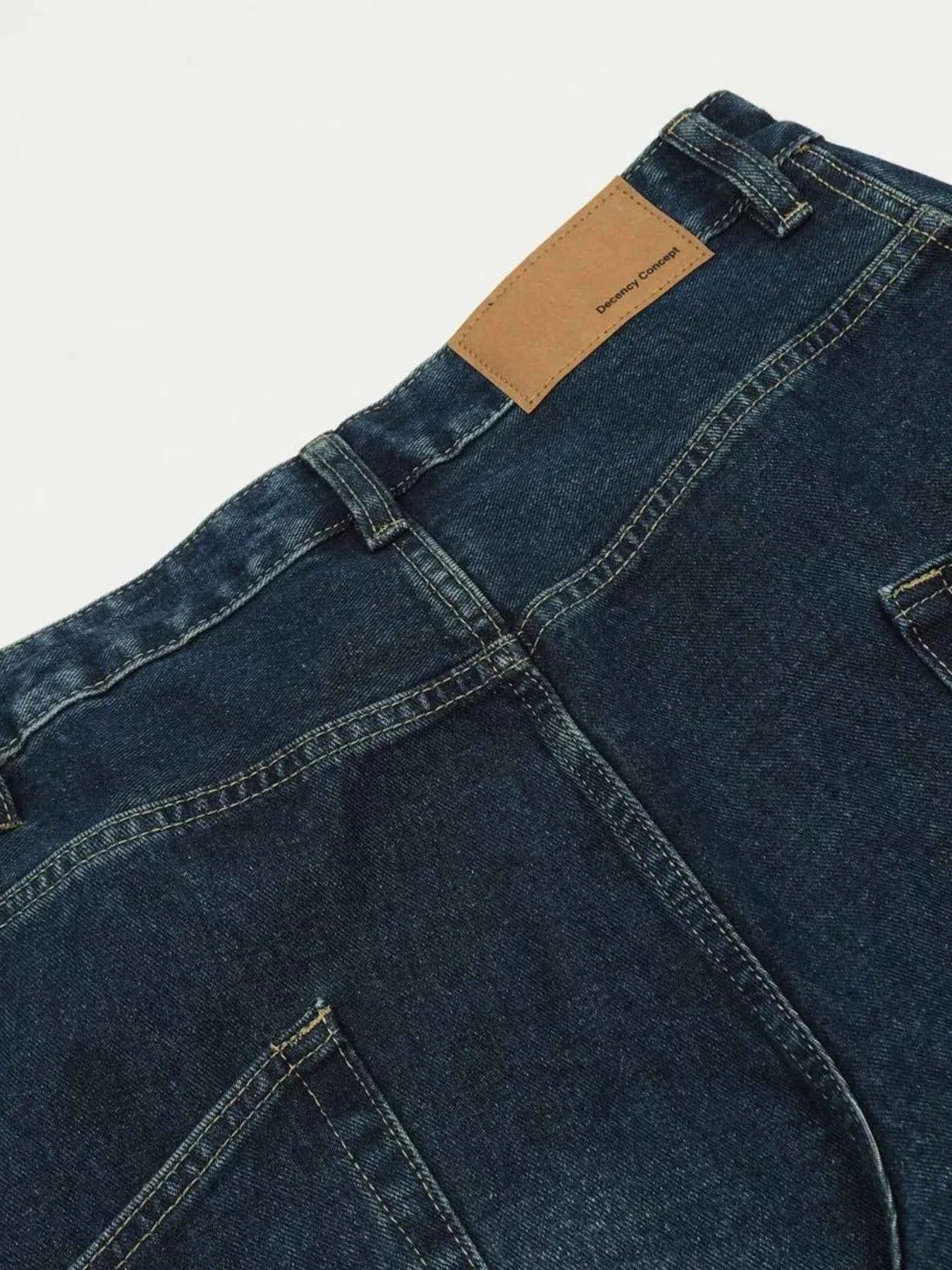 Men's Wide Leg Cargo Jeans