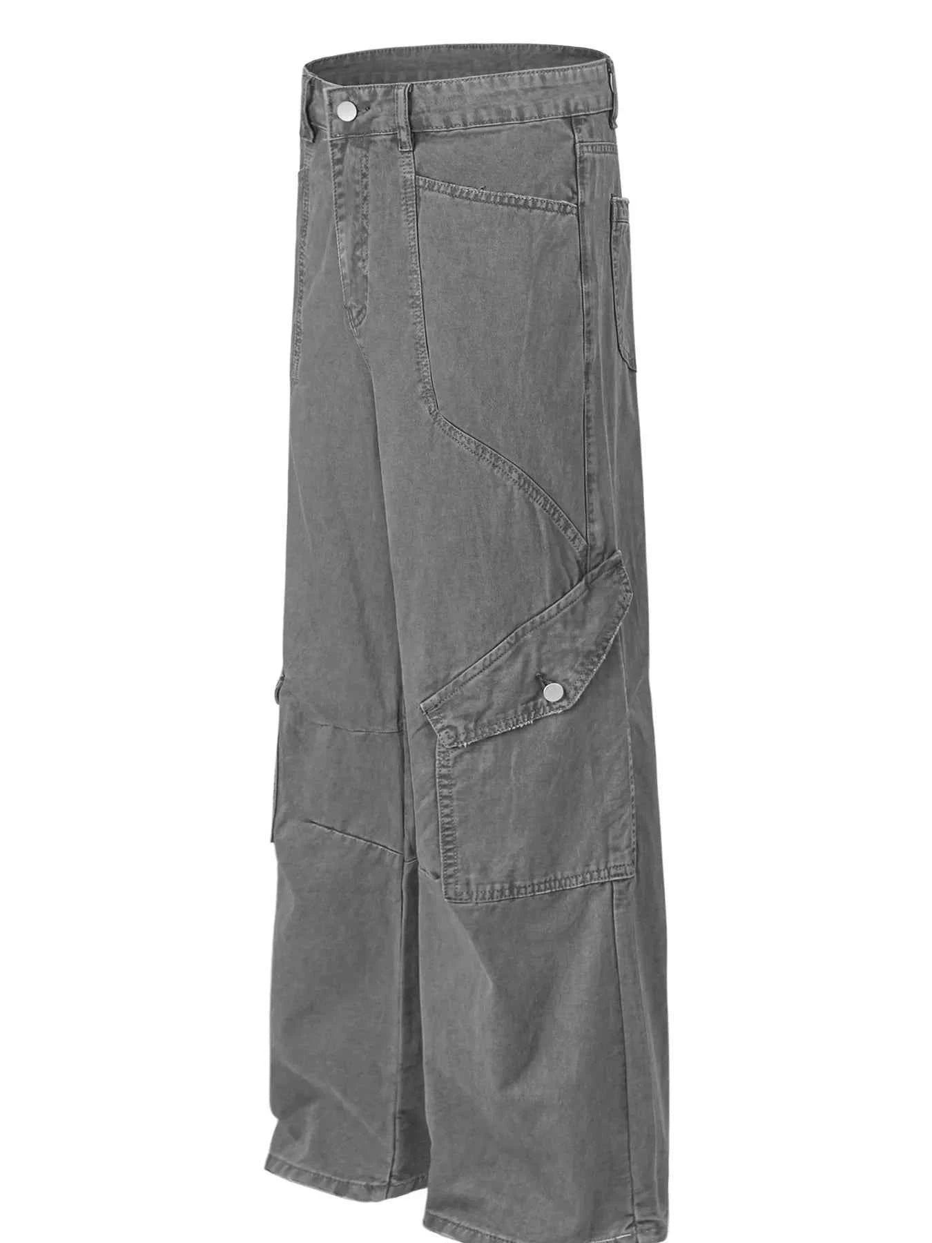Men's Wide Leg Cargo Jeans