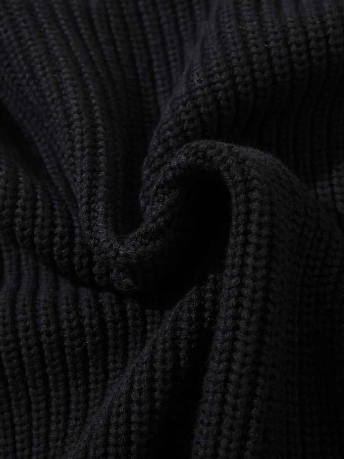 Men's Raw Hem Zip Up Cardigan