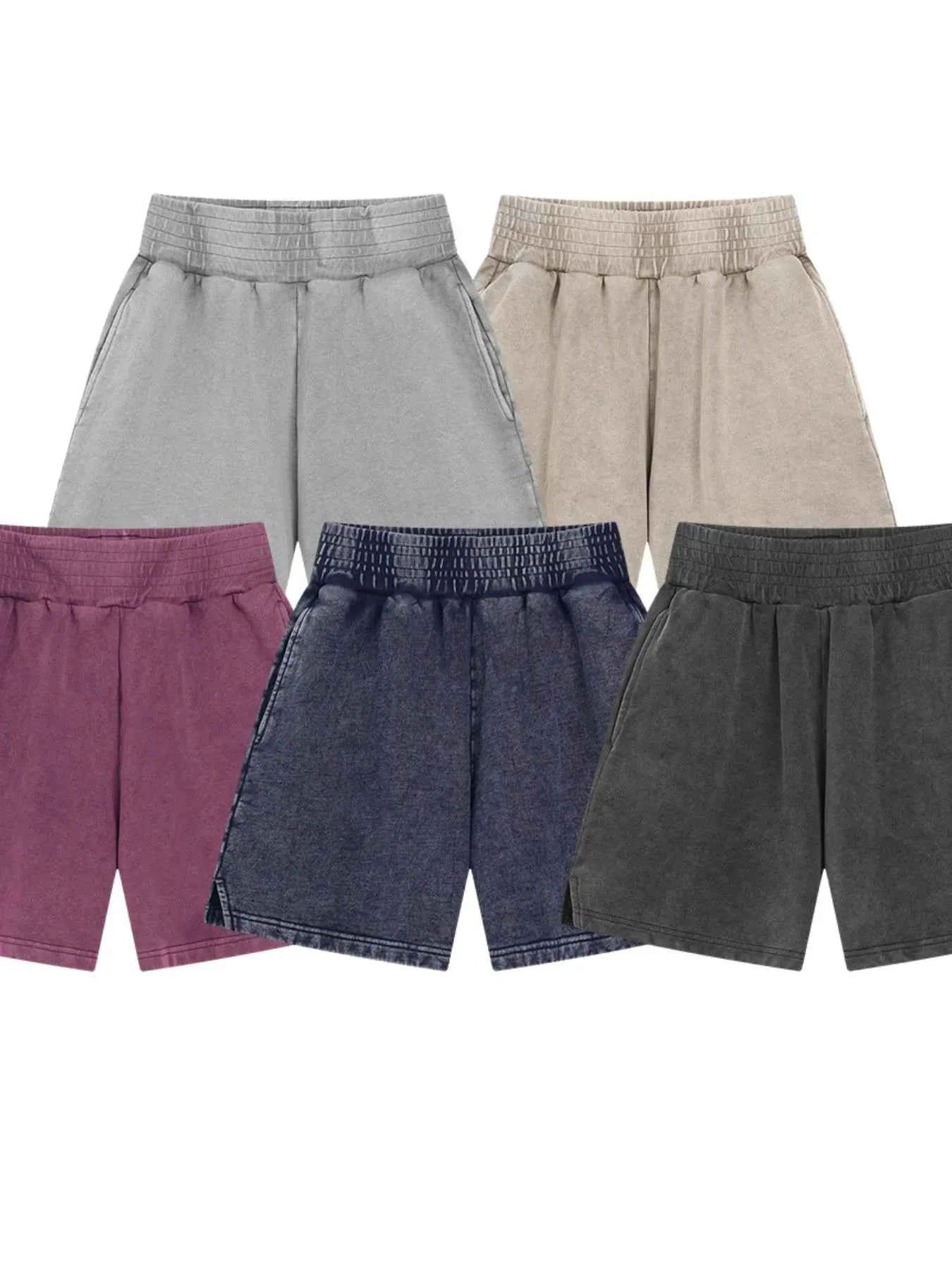 Men's Casual Elastic Waist Shorts