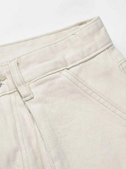 Men's Multi-Pocket Pants with Zipper Details