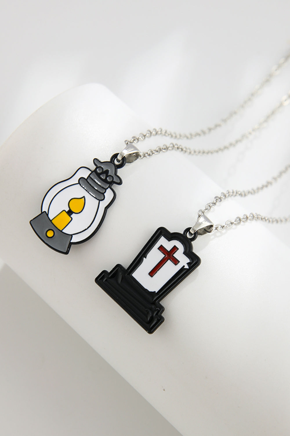 Two-Piece Halloween Theme Necklace Set - Damned Threads