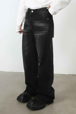 Men's Frayed Hem Jeans - Damned Threads