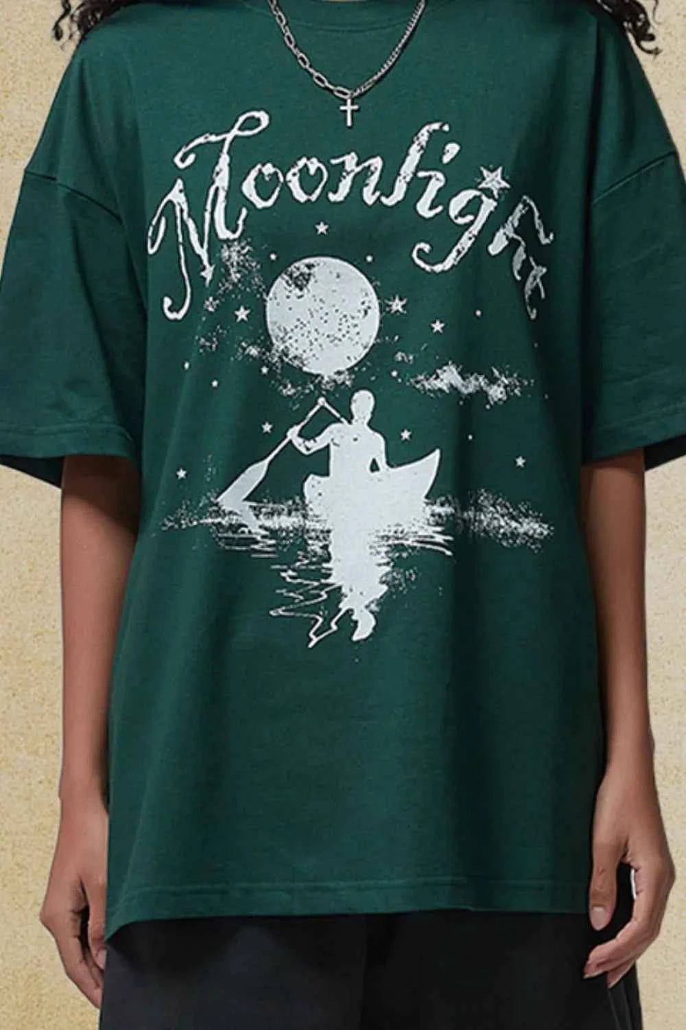 Moonlight Long-Short Sleeve T-Shirt - Damned Threads