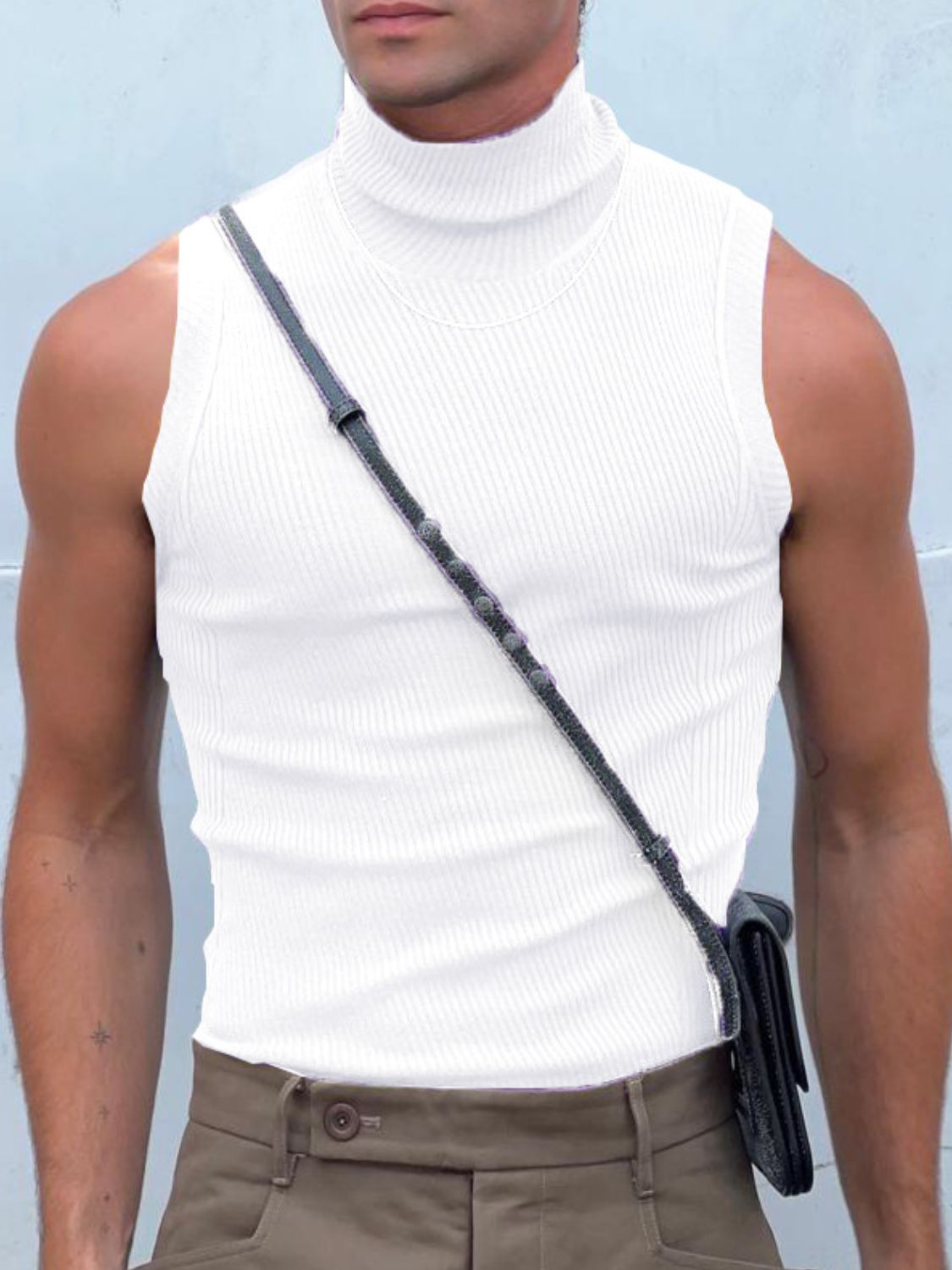 Men's Turtleneck Tank - Damned Threads