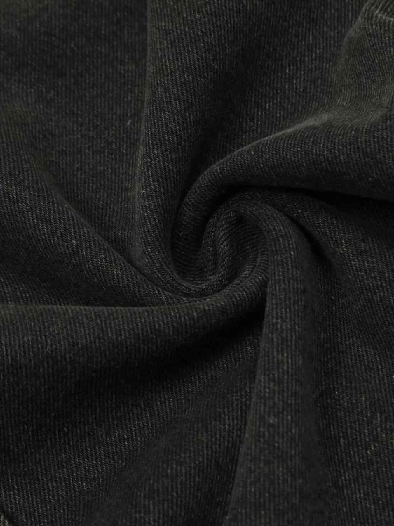 Men's Washed Wide-Leg Baggy Jeans