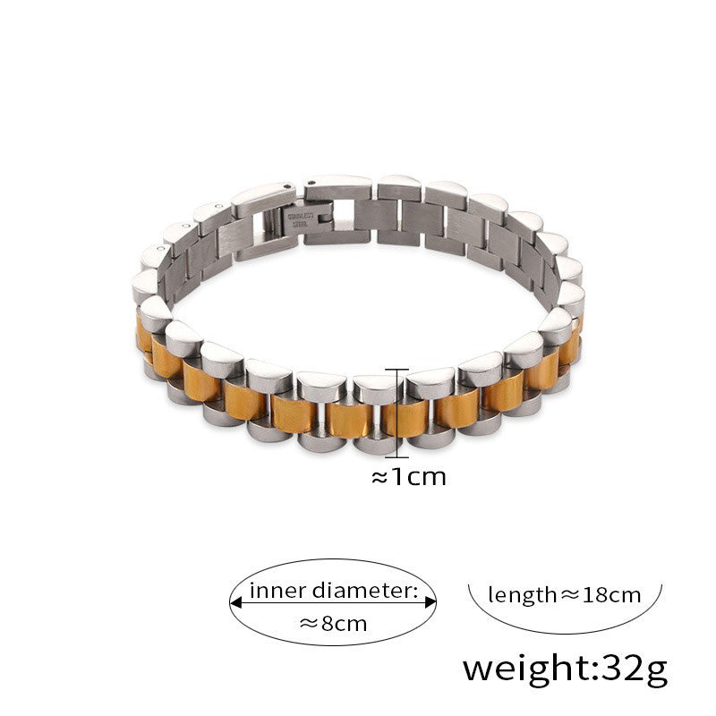 18K Gold-Plated Luxury Thick Chain Bracelet - Damned Threads