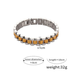 18K Gold-Plated Luxury Thick Chain Bracelet - Damned Threads