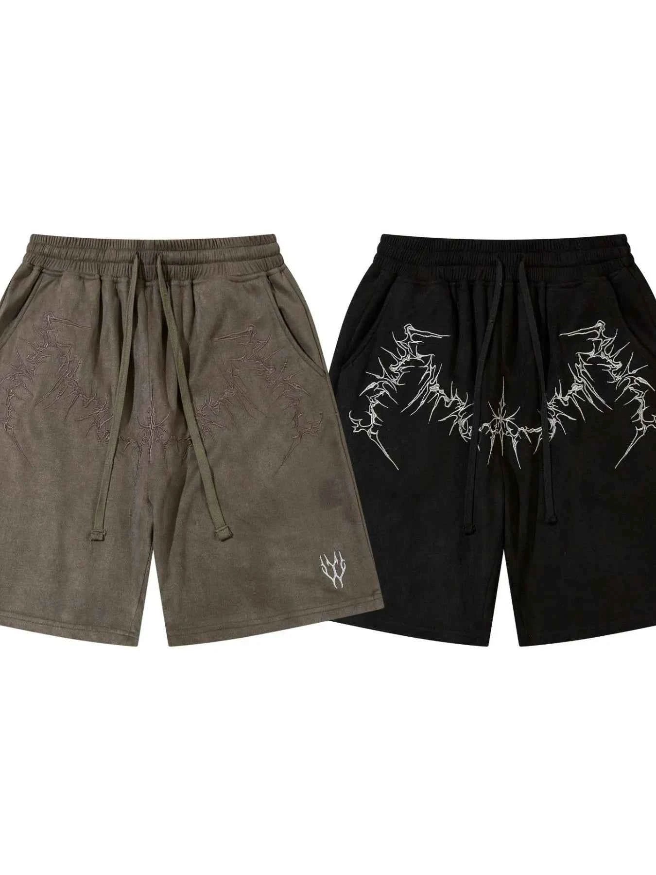 Men's Drawstring Pocketed Shorts