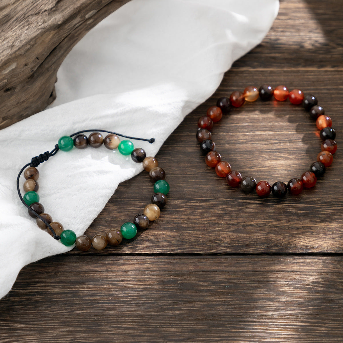 Double Layer Beaded Bracelet - Damned Threads