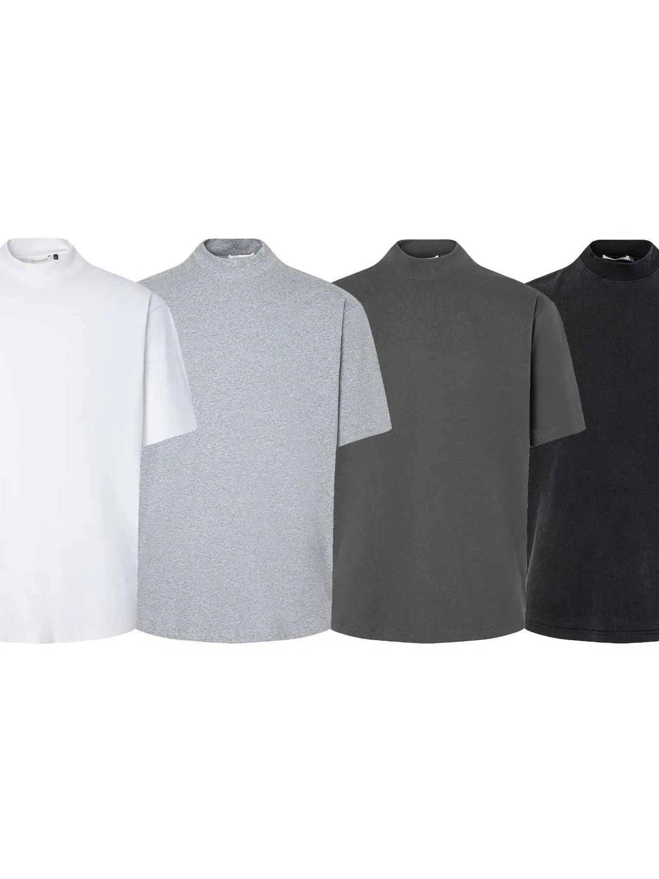 Men's Mock Neck Short Sleeve T-Shirt