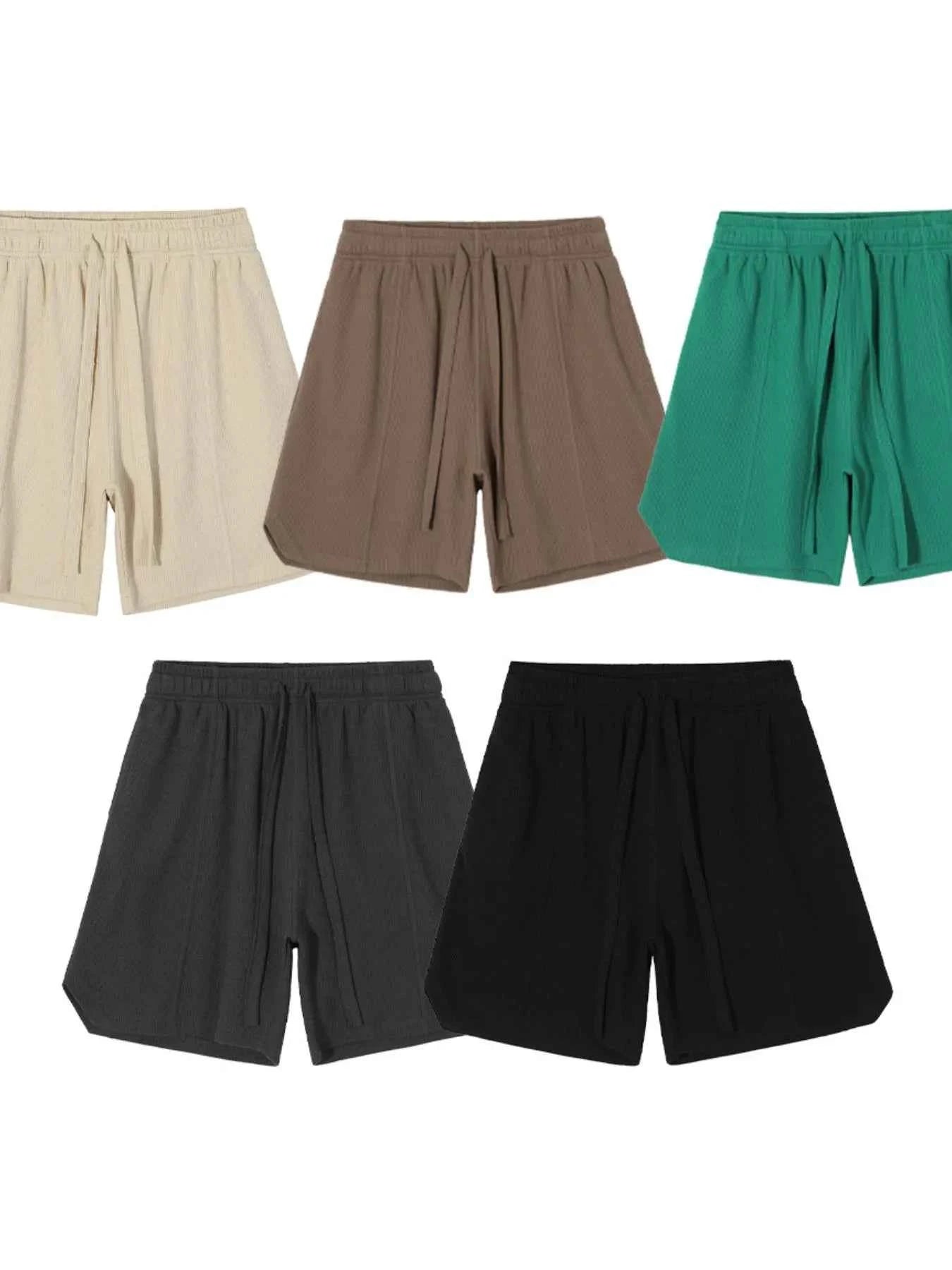 Men's Drawstring Pocketed Shorts