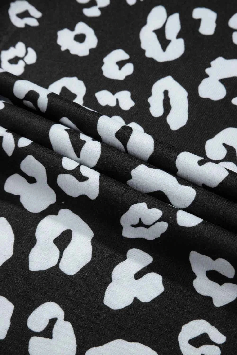 Plus Size Leopard Elastic Waist Pants - Damned Threads