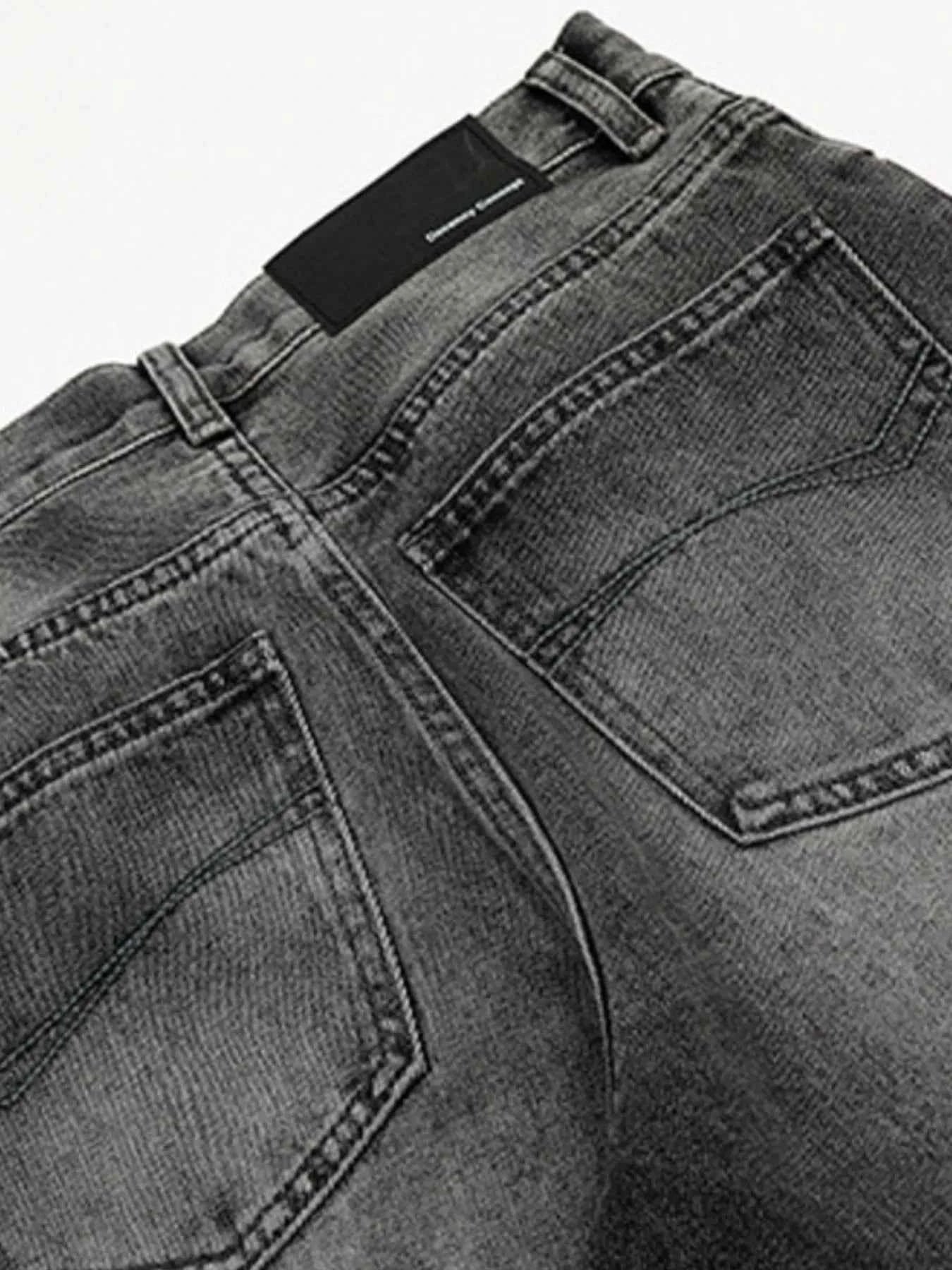 Men's Washed Loose Fit Classic Jeans