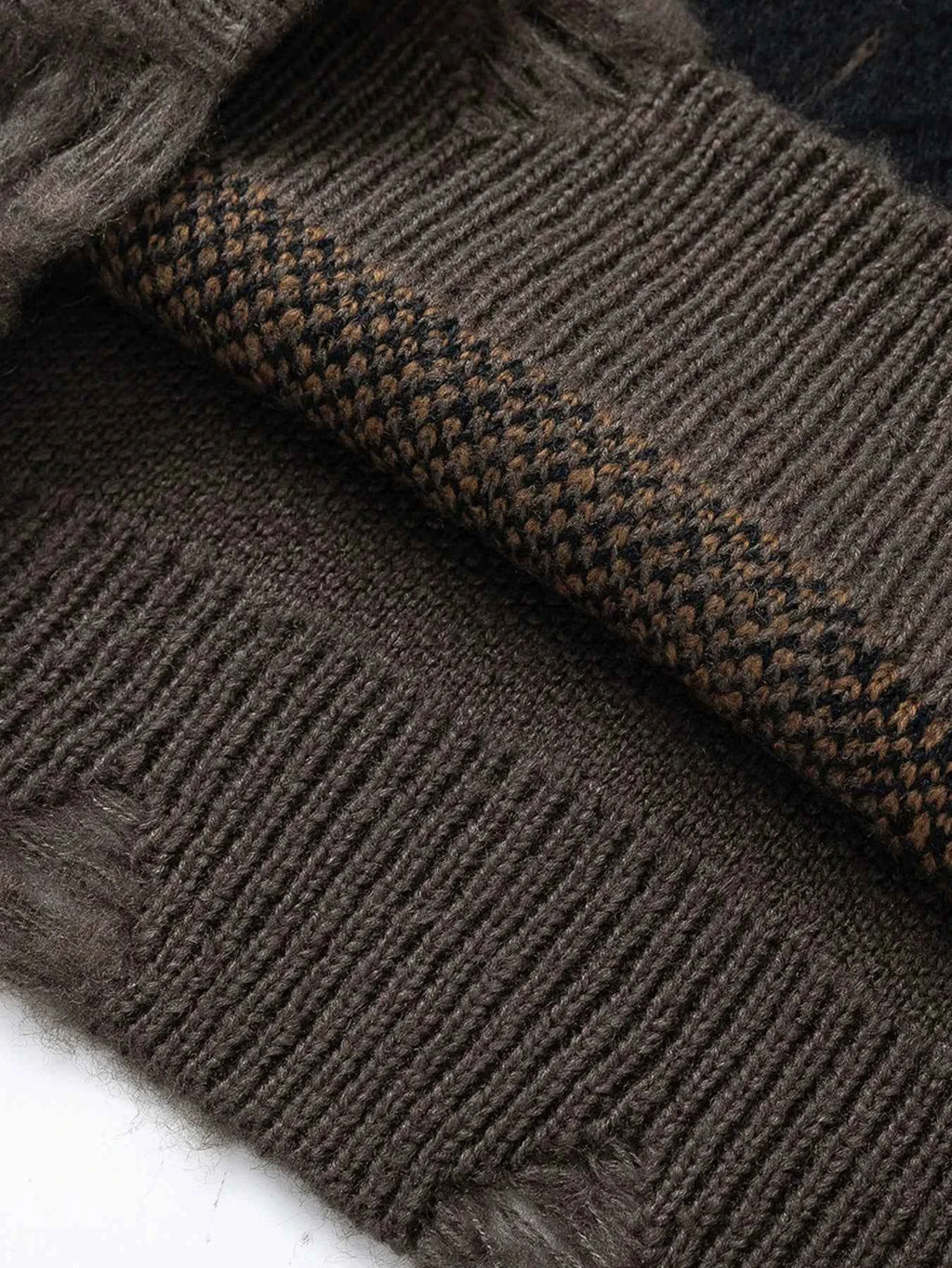 Men's Relaxed Fit Ribbed Hem Sweater