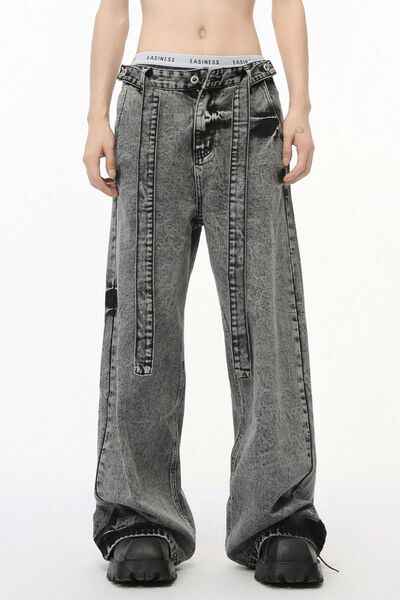 Wide Leg Jeans with Pockets - Damned Threads
