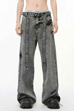 Wide Leg Jeans with Pockets - Damned Threads