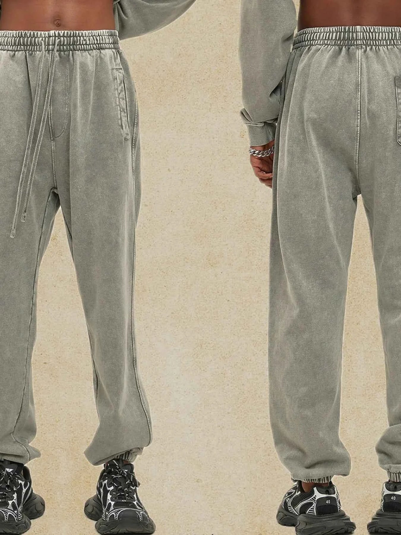 Men's Loose Fit Drawstring Casual Pants