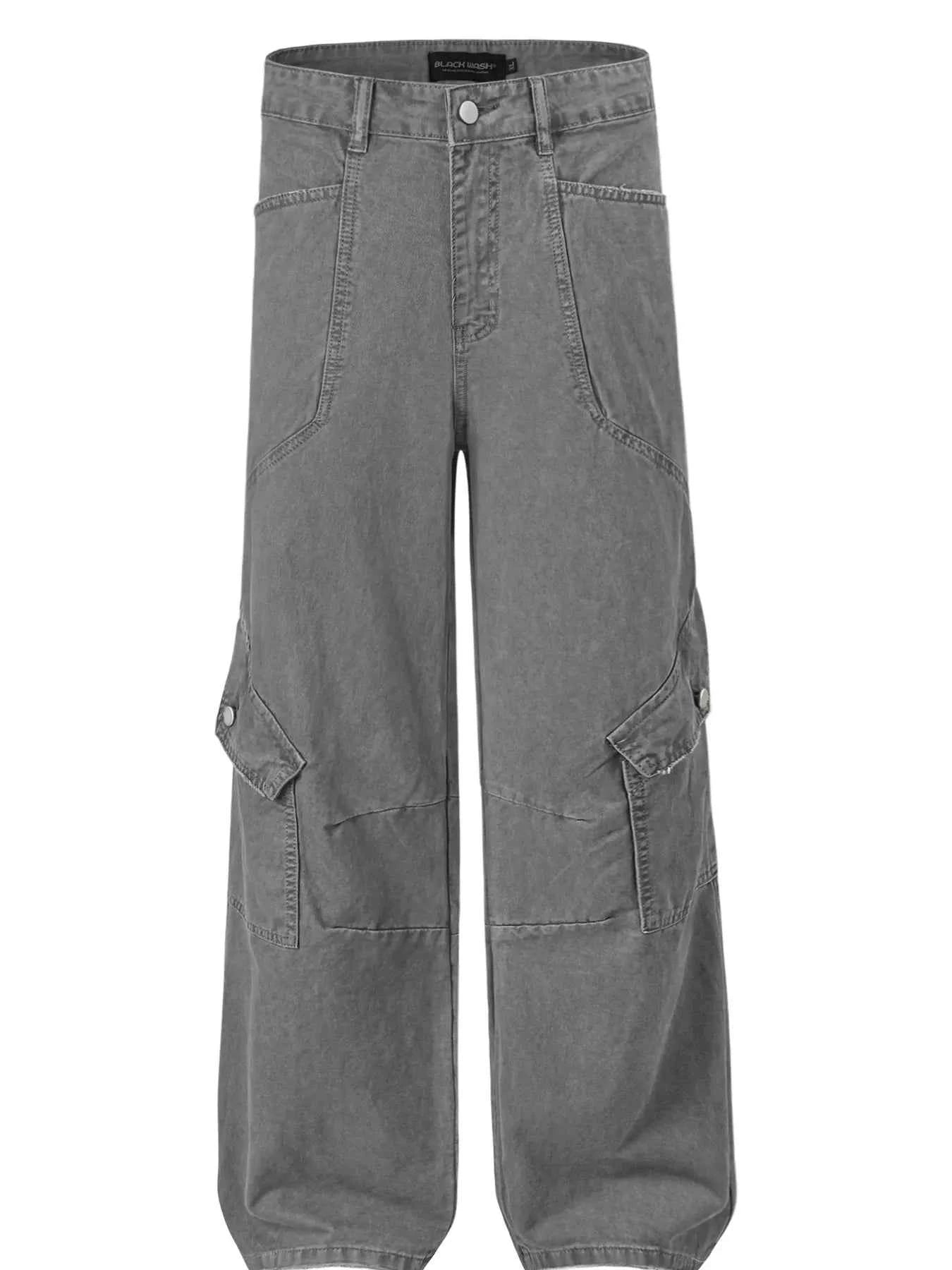 Men's Wide Leg Cargo Jeans