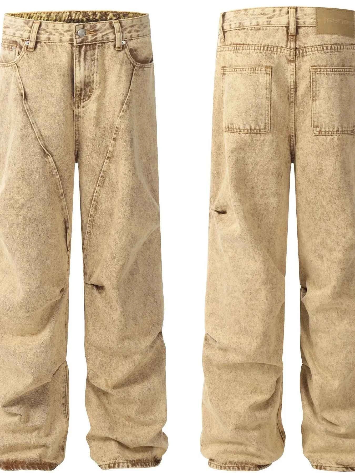 Men's Vintage Washed Relaxed Fit Jeans