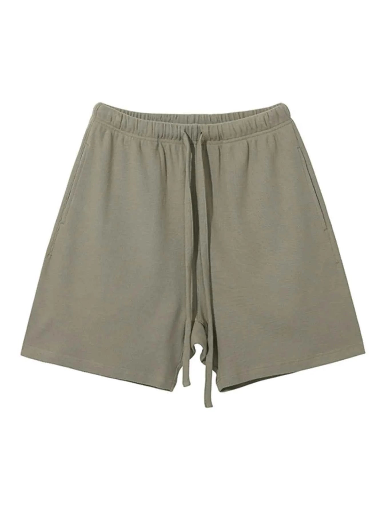 Men's Drawstring Waffle Shorts with Pockets