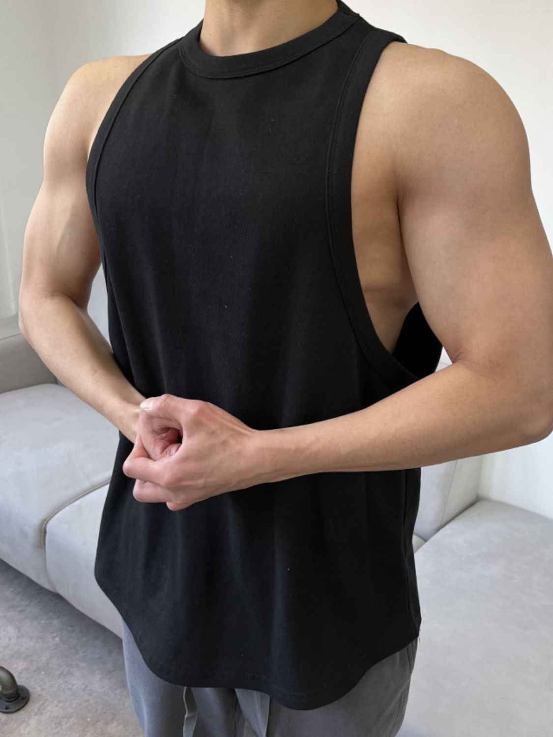 Men's Muscle Gym-Tank - Damned Threads