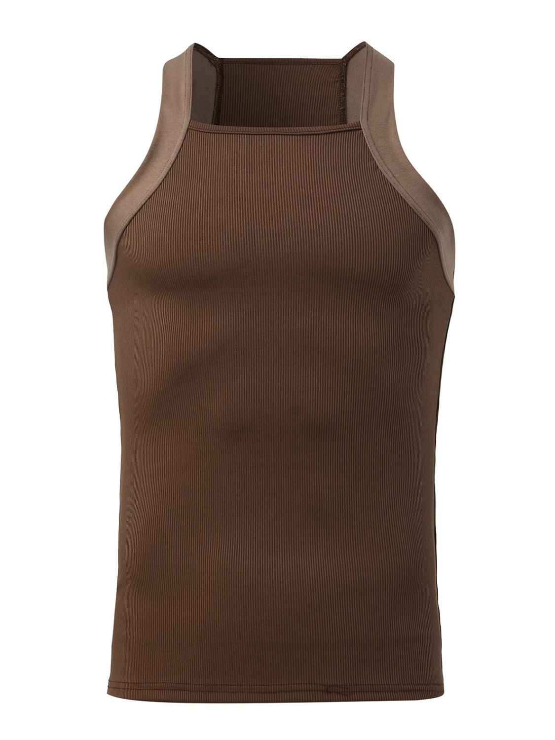 Men's Square Neck Wide Strap Tank - Damned Threads