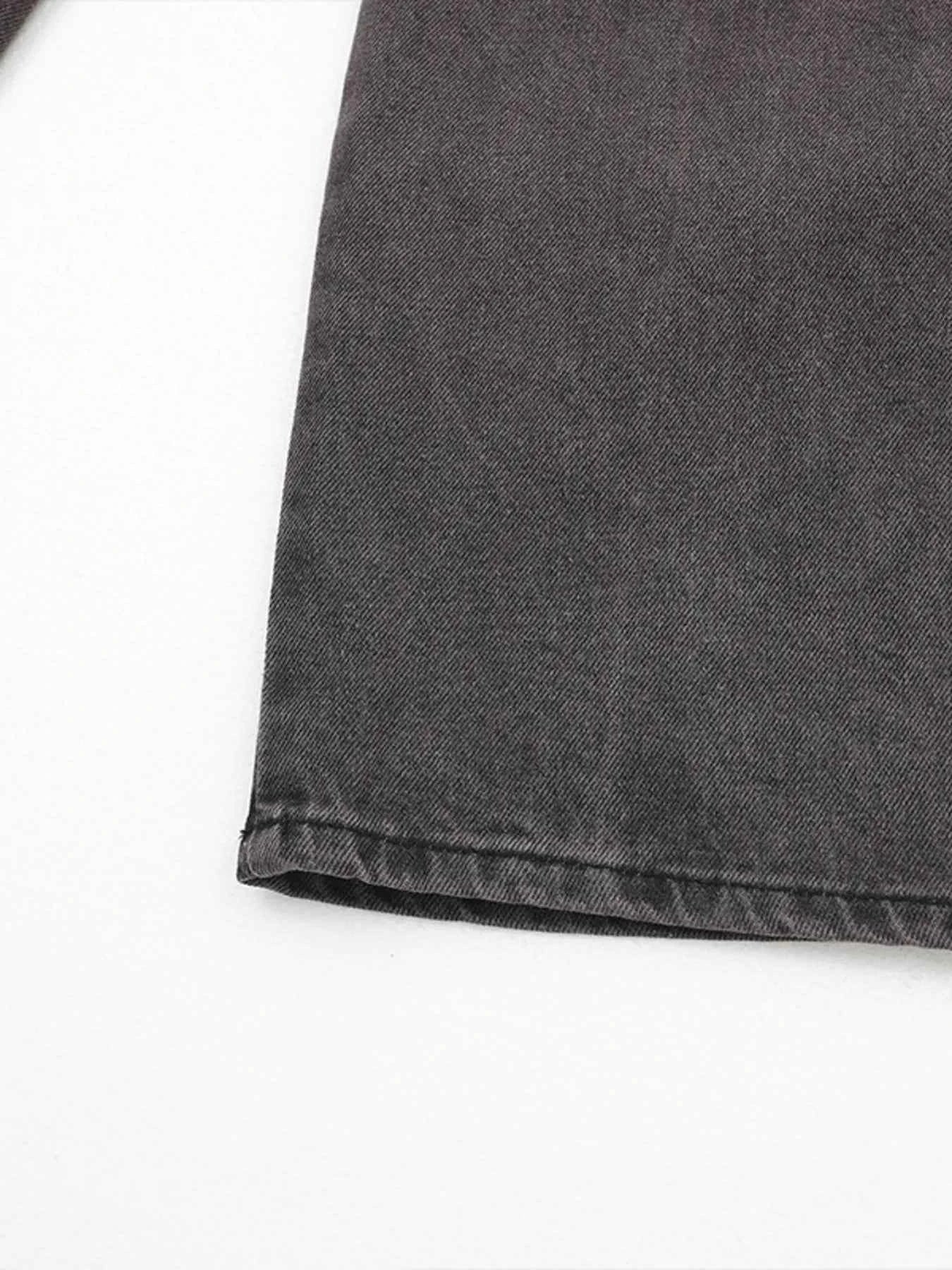 Men's Multi-Pocket Cargo Straight Jeans