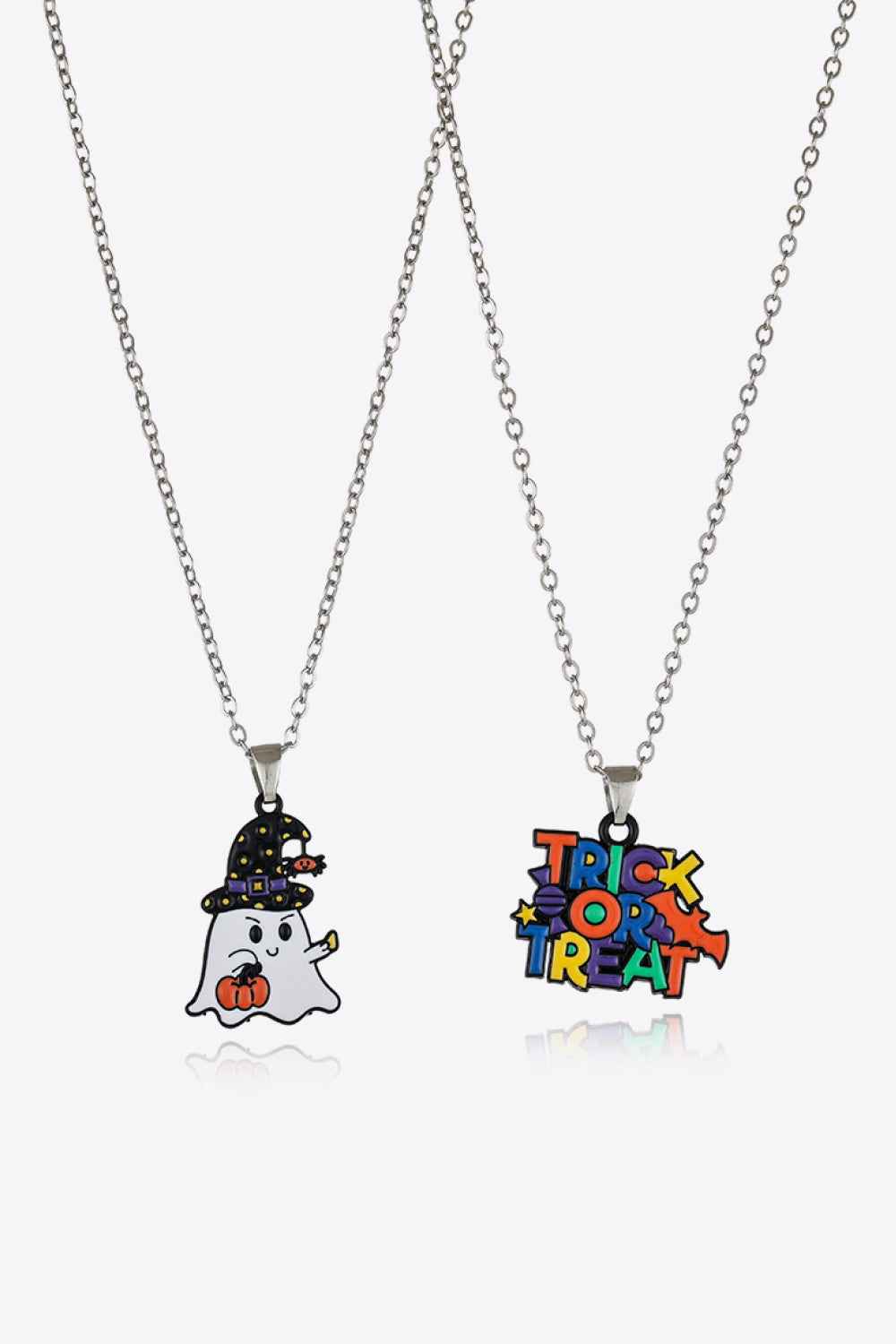 Two-Piece Halloween Theme Necklace Set - Damned Threads