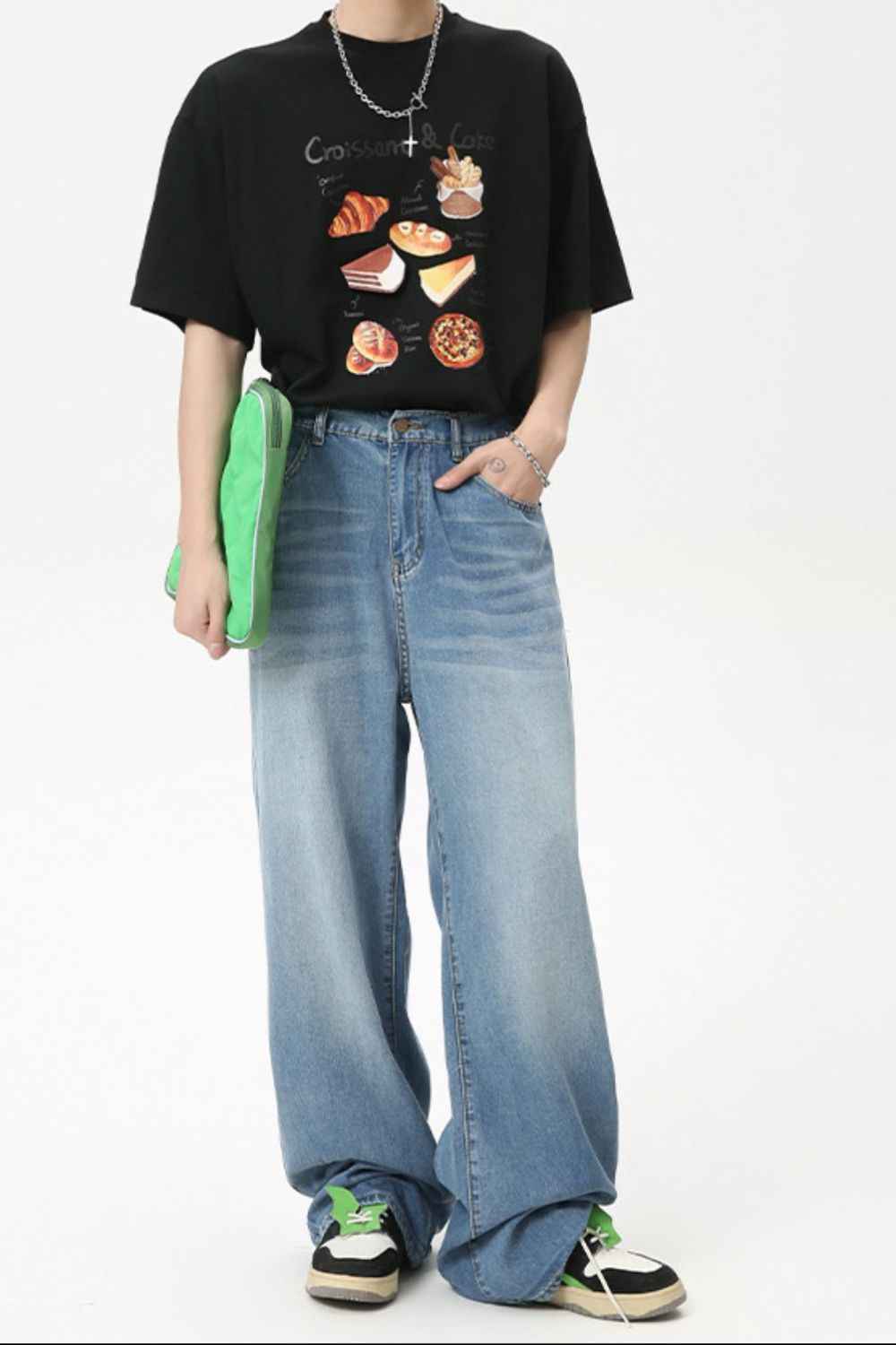 Men's Washed Straight Jeans - Damned Threads