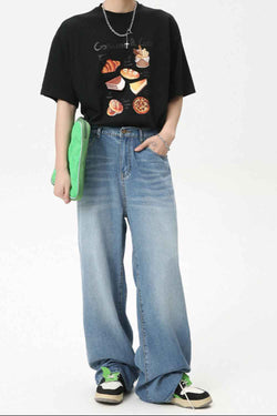 Men's Washed Straight Jeans - Damned Threads