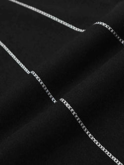 Men's Spider Web Embroidered Flared Jeans