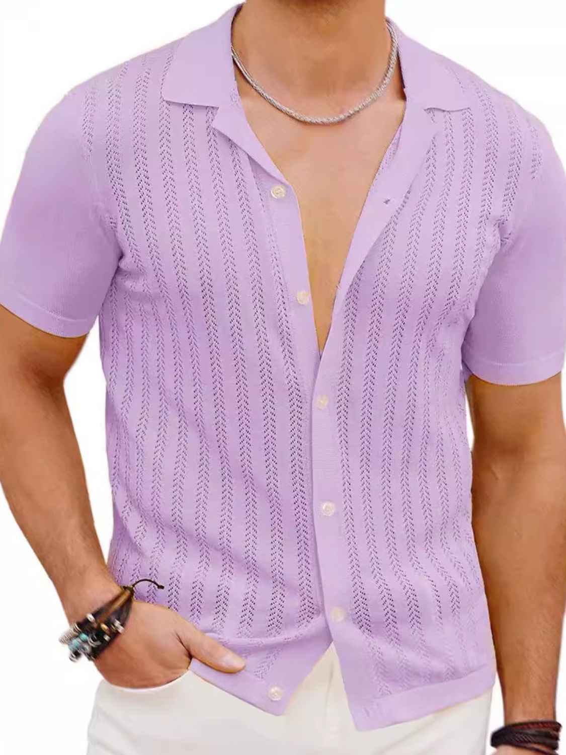Men's Full Size Button Down Short Sleeve Shirt Plus Size - Damned Threads