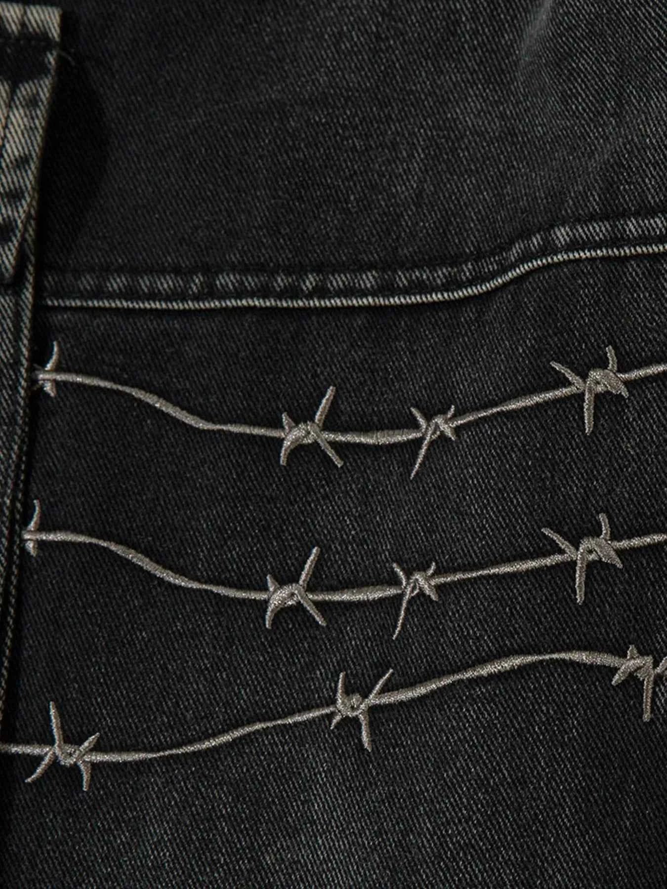 Men's Wide Leg Cargo Jeans