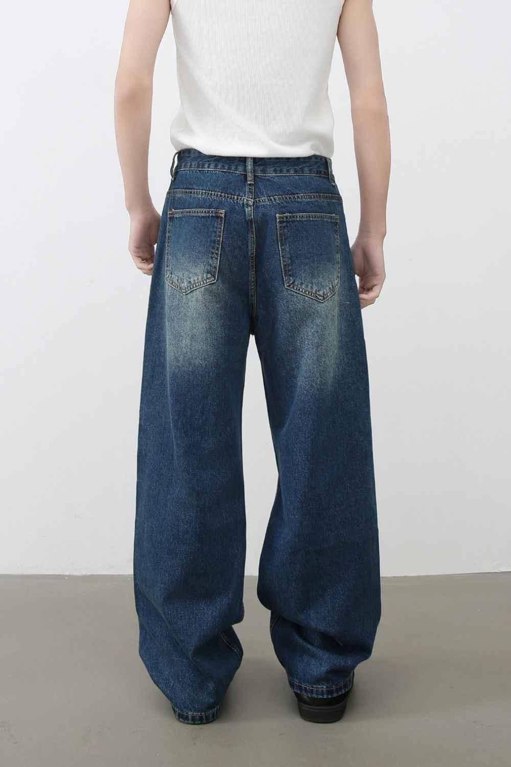 Men's Distressed Jeans with Pockets - Damned Threads