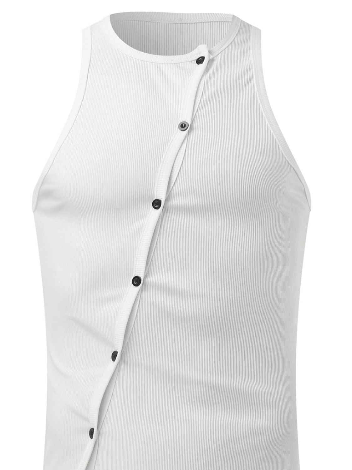 Men's Full Size Split-Button Tank - Damned Threads