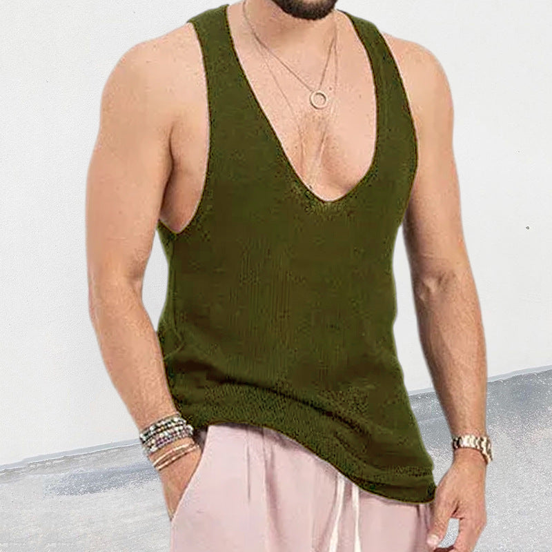 Men's Scoop Neck Knit Tank - Damned Threads