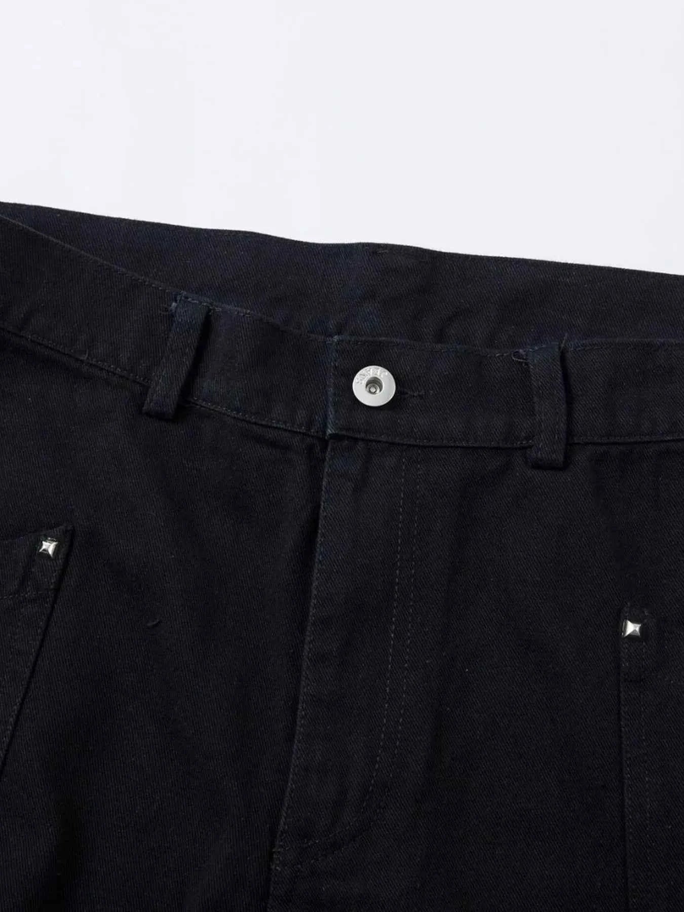 Men's Wide Leg Cargo Jeans