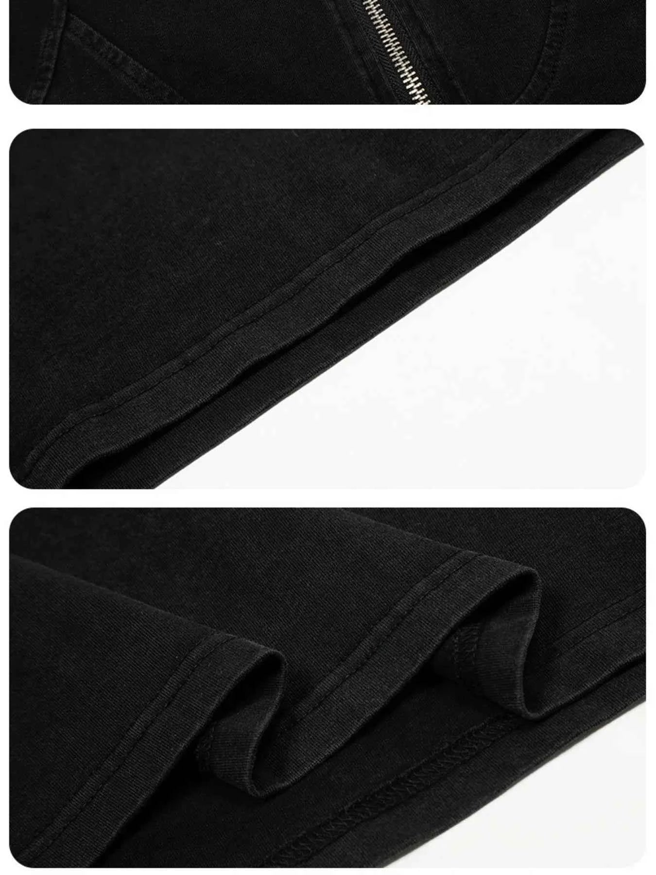 Men's Half-Zip Oversize T-Shirt