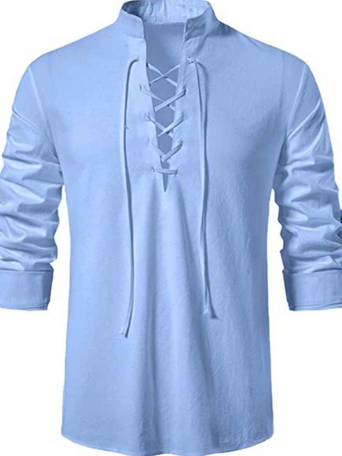 Men's Lace-Up Breezy Shirt - Damned Threads