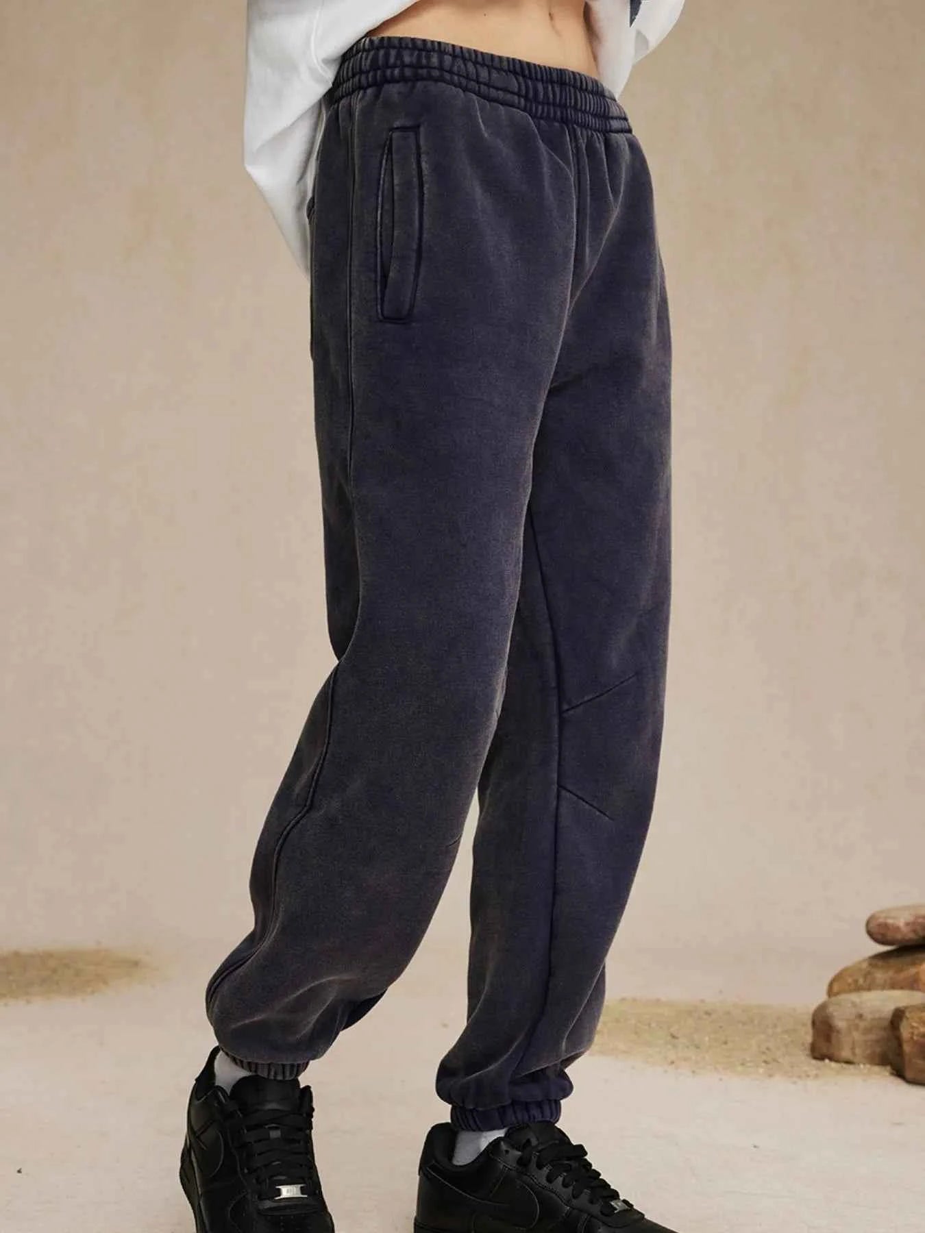 Men's Casual Elastic Waist Cotton Sweatpants