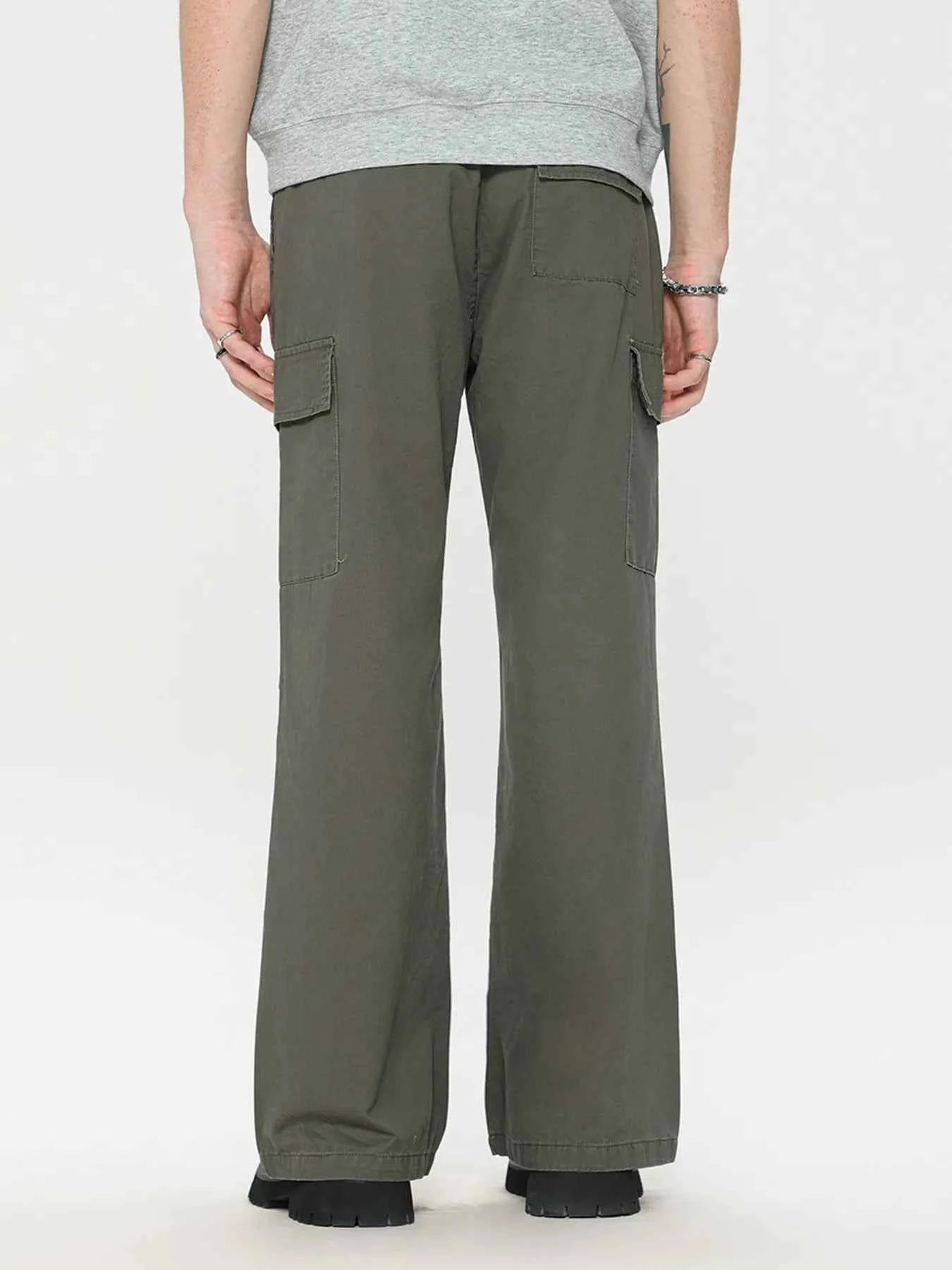Men's Flare Leg Cargo Pants