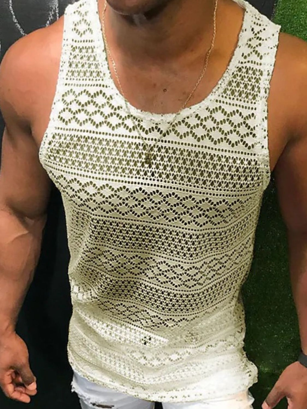 Men's Full Size Round Neck Tank Plus Size - Damned Threads